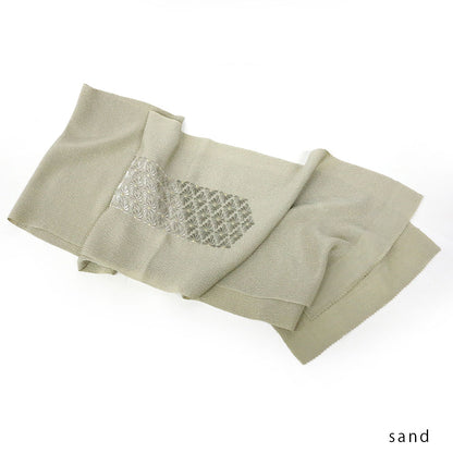 Silk shawl Chrysanthemum-patterned embroidery-Obiage