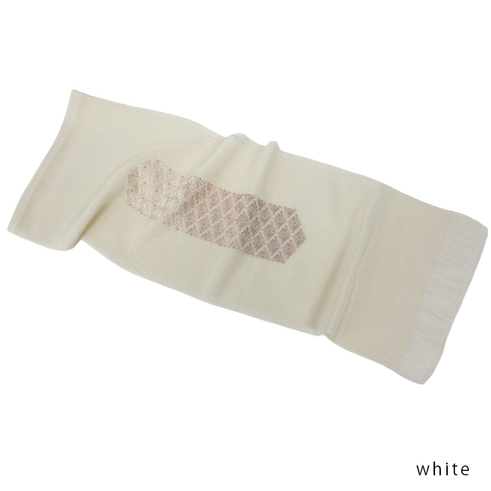 Silk shawl Chrysanthemum-patterned embroidery-Obiage