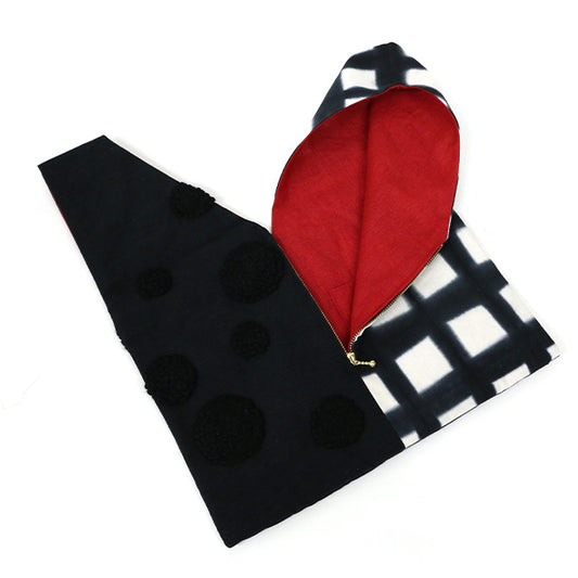 Bag, One-Handle Bag, Handmade, Board-Dyed, Yarn Embroidery
