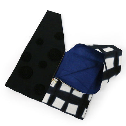 Bag, One-Handle Bag, Handmade, Board-Dyed, Yarn Embroidery