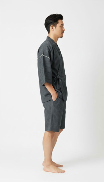 JINBEI MEN’S Cotton-SHIJIRA ORI