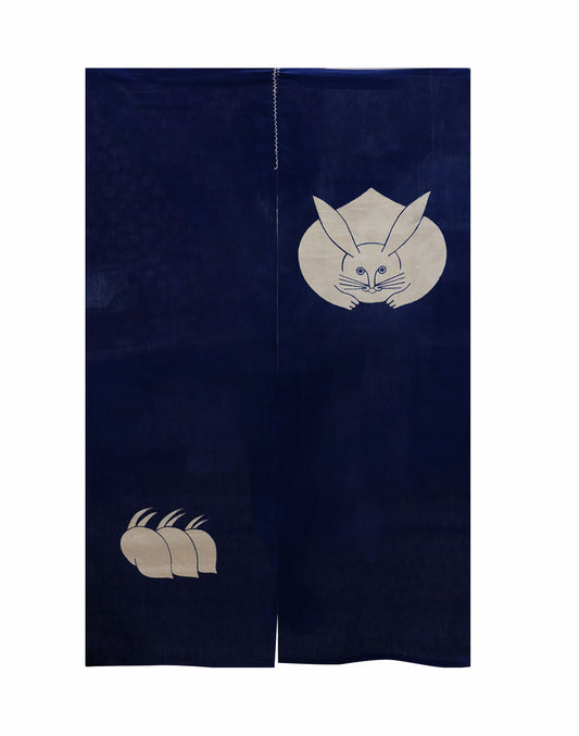Noren-Indigo-dyed shop curtain